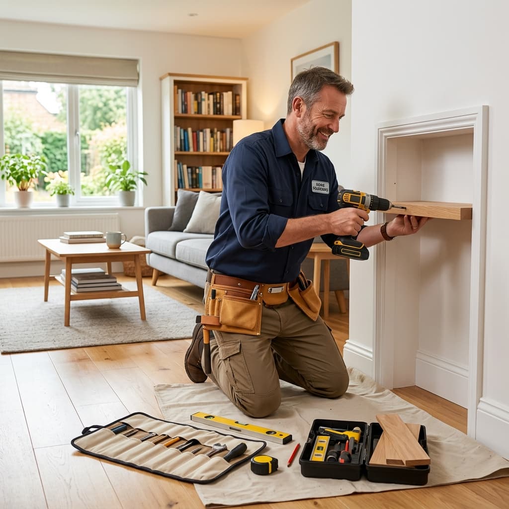 Handles fitted to drawer fronts